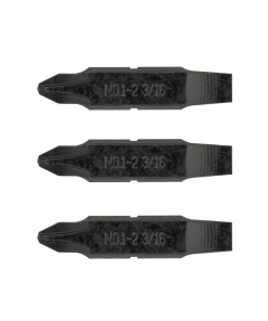 #1-#2 Phillips & 3/16 Flat Screwdriver Bits