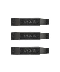 1/4 & 3/16 Flat Screwdriver Bits